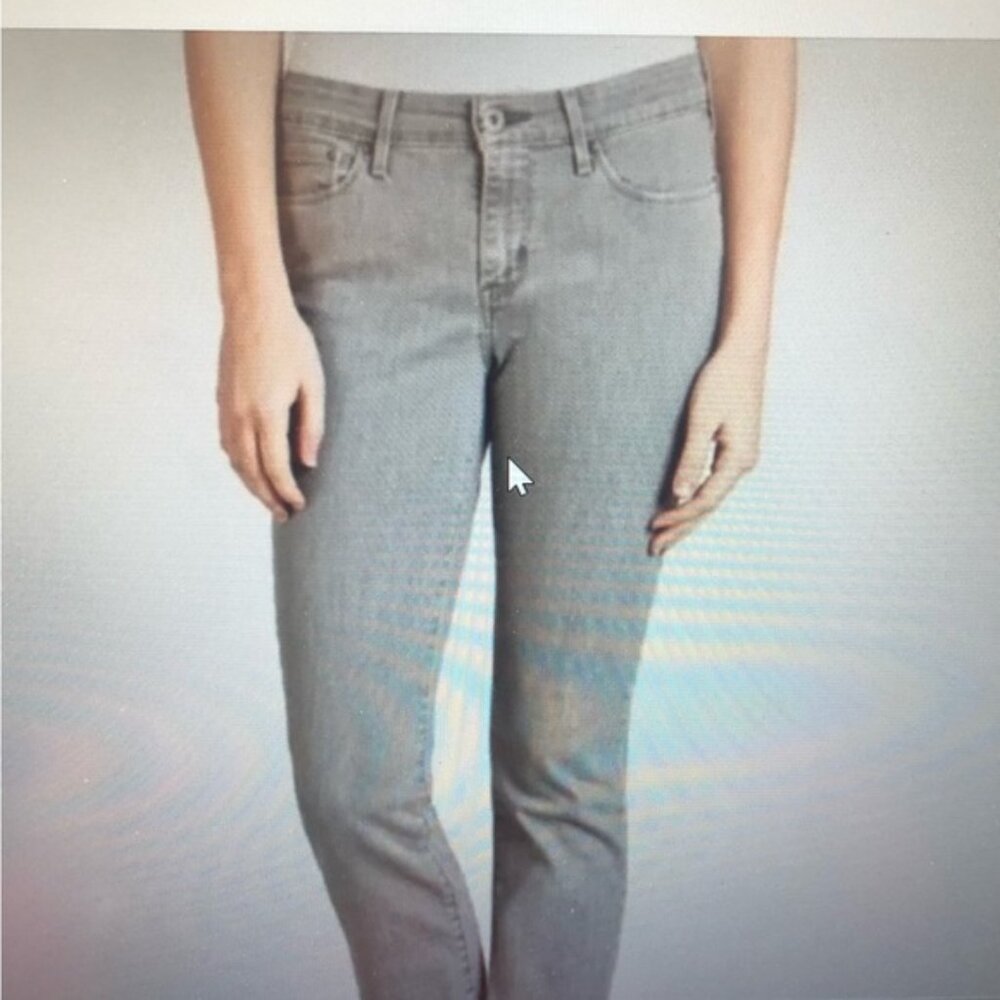 LEVIS DEMI CURVE MID RISE SKINNY IN LIGHT GRAY COLOUR